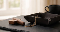 18k Gold 5 Motif Clover Bracelet in Deep Black Onyx & Gold vermeil with original packaging