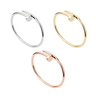 Juste un clou bracelet CRT nail bracelet 18k gold vermeil, rose gold and silver